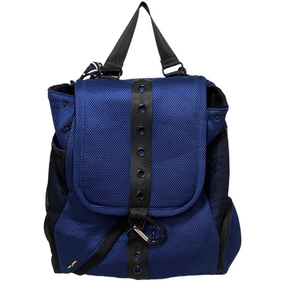 Go Dash Dot All Mesh Blue Backpack with Crossbody Strap - Picture 1 of 15